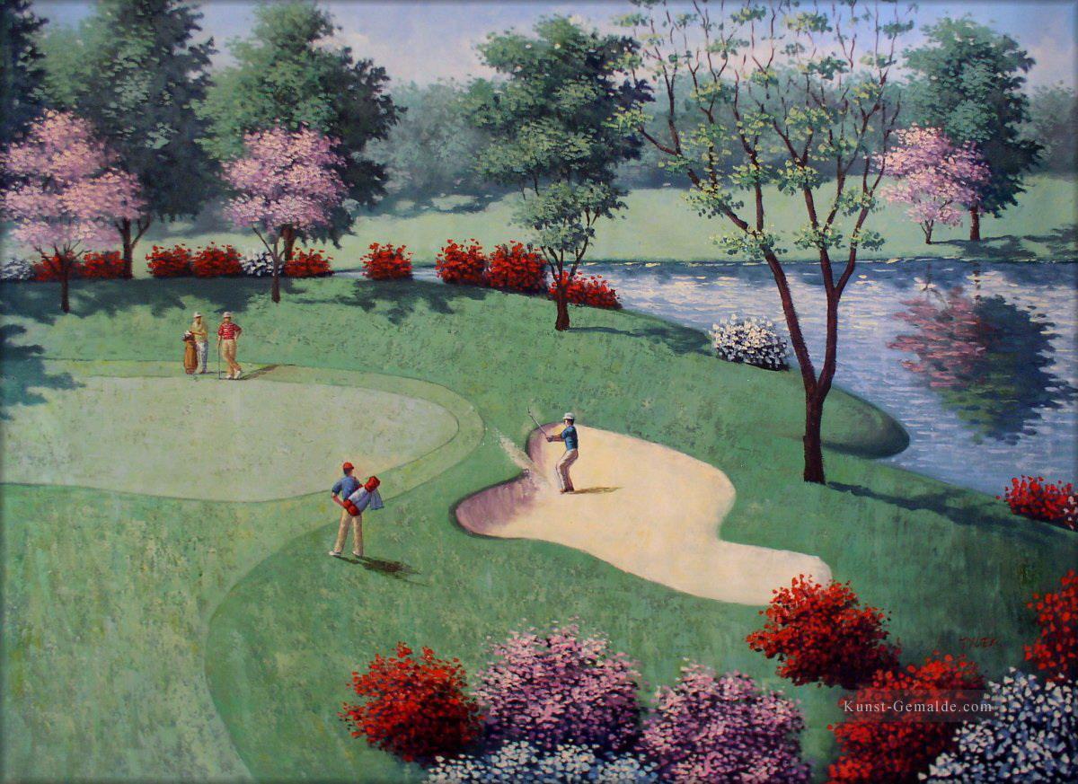 Golf 09 impressionistischen Ölgemälde